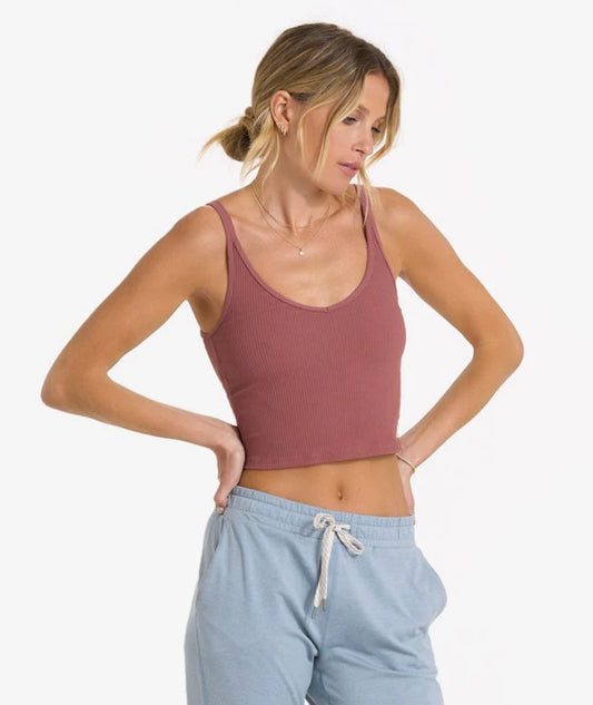 Vuori Women's Rib Crop Tank (Seasonal)