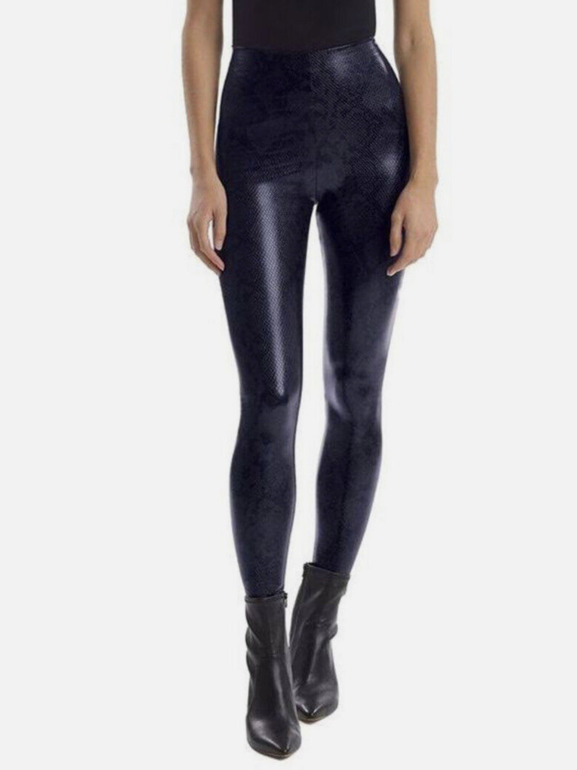 Commando Faux Leather Animal Print Legging