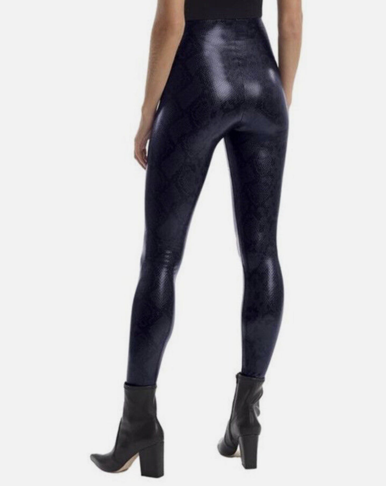 Commando Faux Leather Animal Print Legging