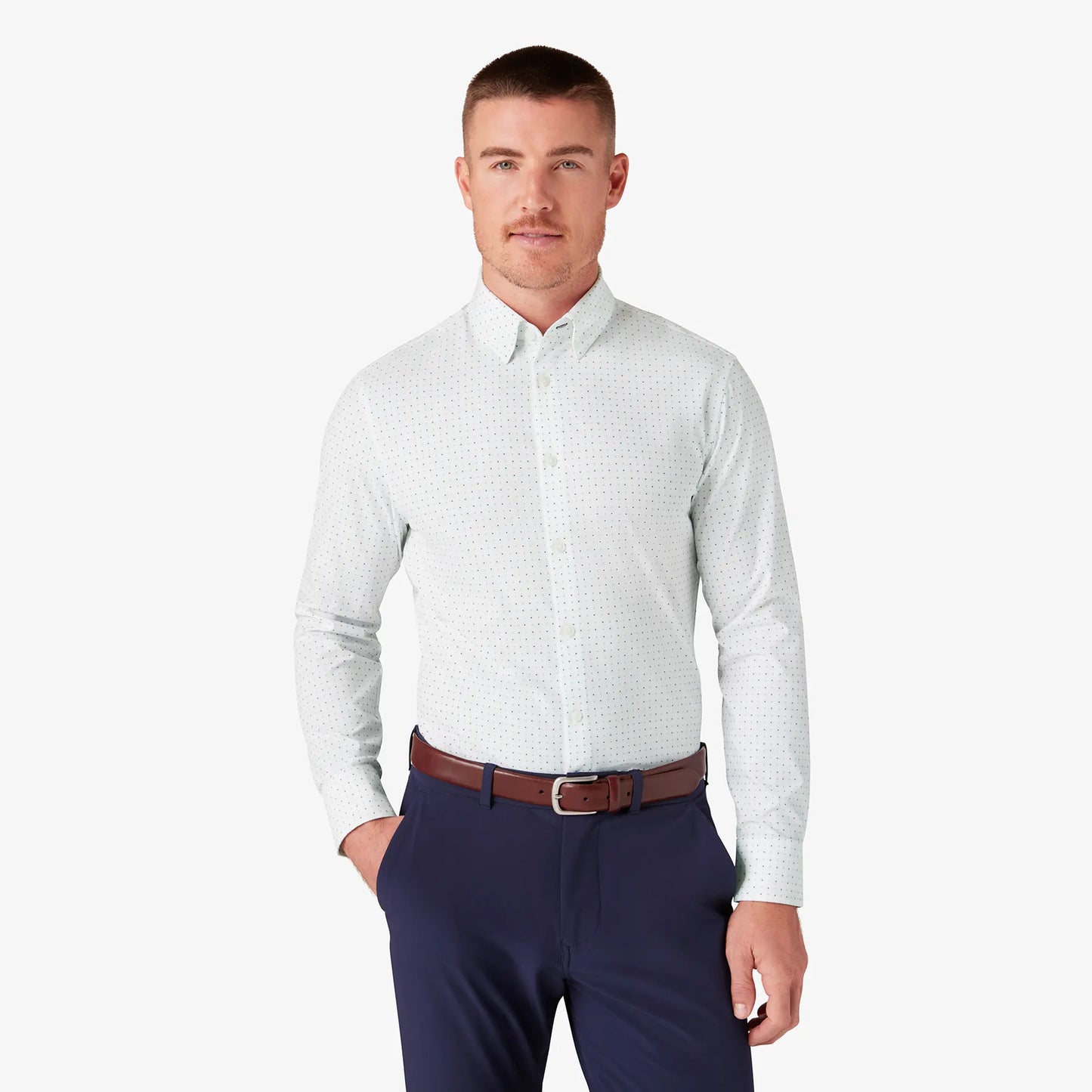 Mizzen + Main Leeward Long Sleeve Dress Shirt (April '24)