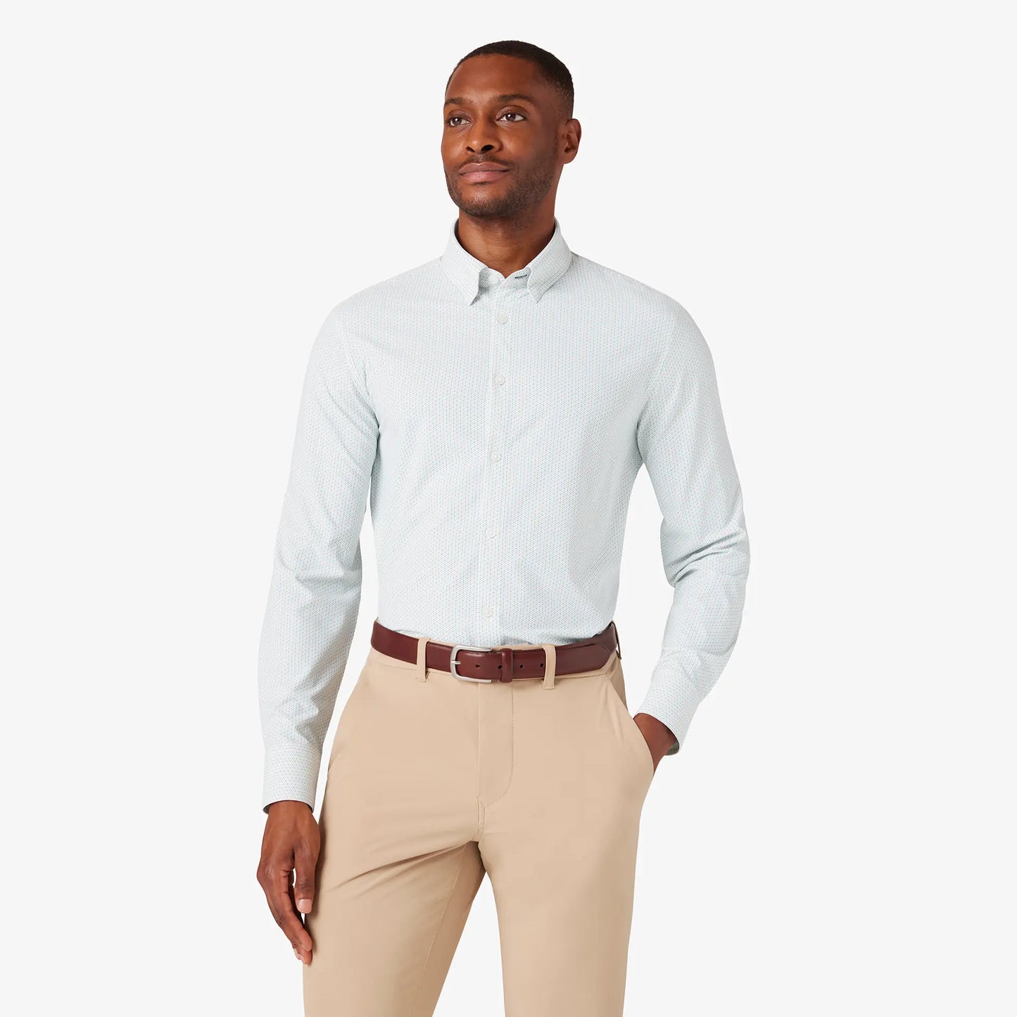 Mizzen + Main Monaco Long Sleeve Dress Shirt