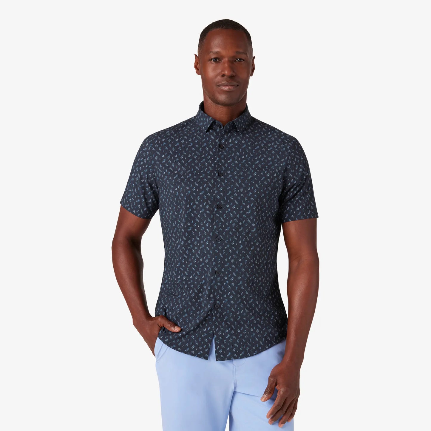 Mizzen + Main Leeward Short Sleeve Dress Shirt