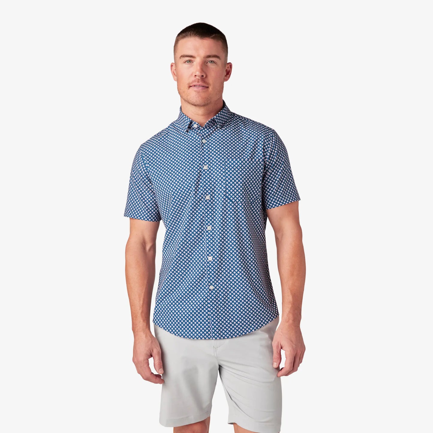 Mizzen + Main Leeward Short Sleeve Dress Shirt