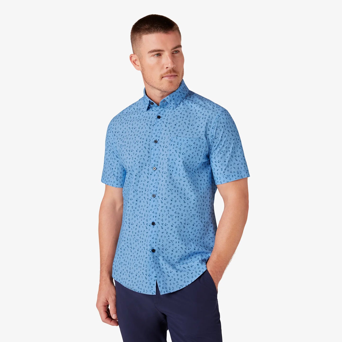 Mizzen + Main Leeward Short Sleeve Dress Shirt