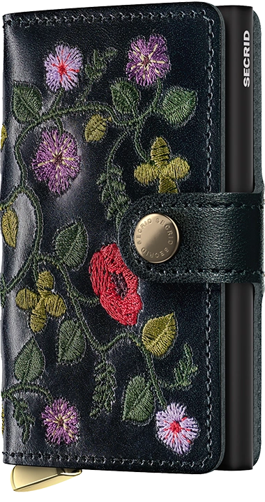 SECRID Premium Miniwallet - Stitch Floral Collection