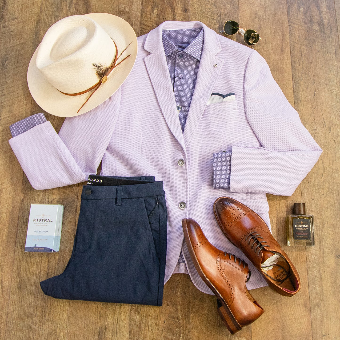 Blue Industry Waffle Blazer (M31)