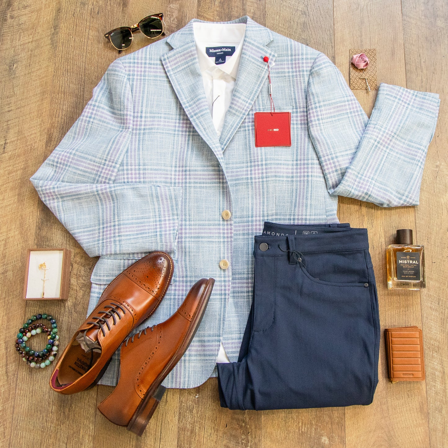 TailoRED Giini Blazer (Blue / Purple)