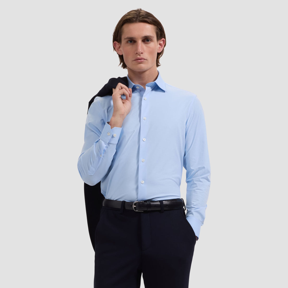 Bugatchi Devon OoohCotton Solid Dress Shirt