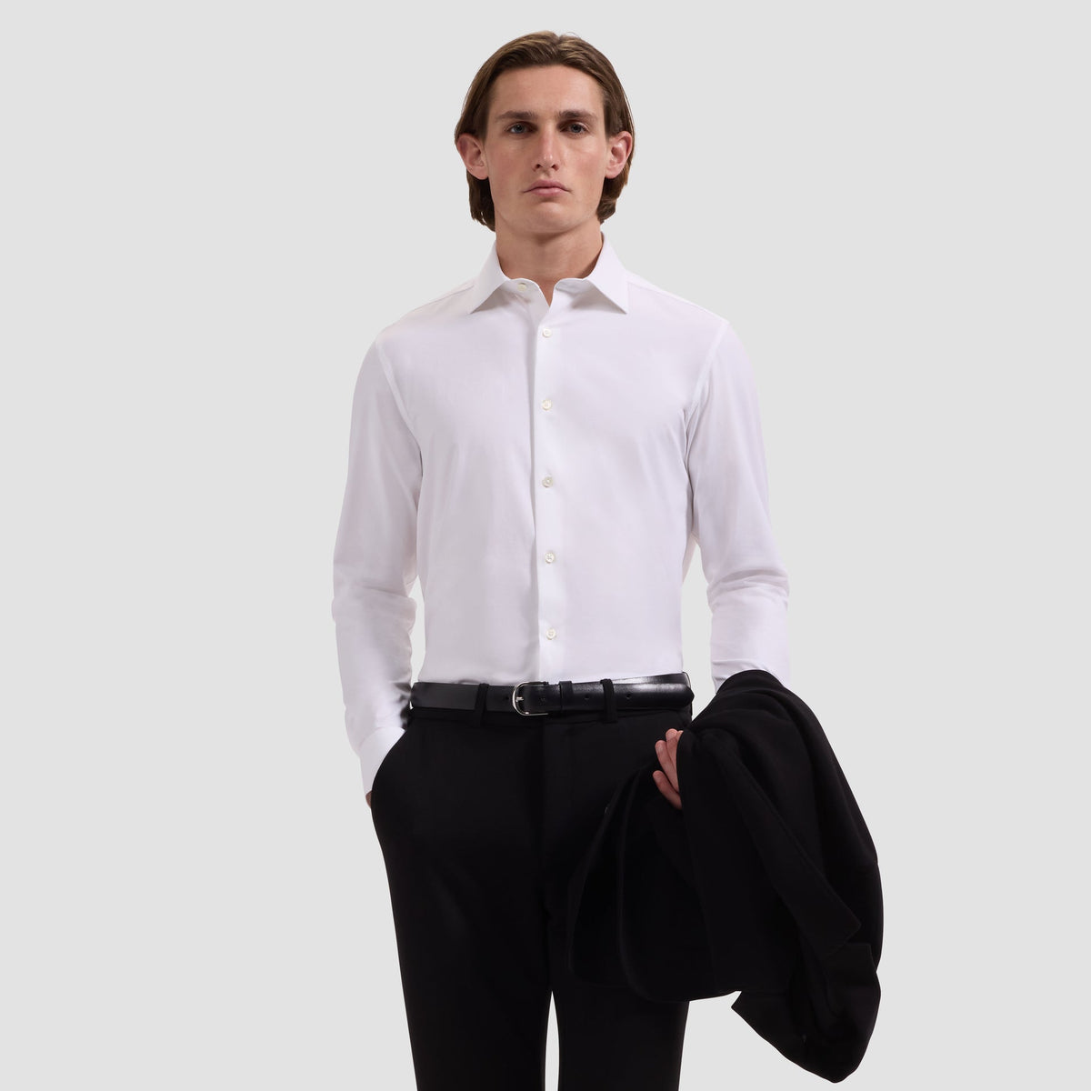 Bugatchi Devon OoohCotton Solid Dress Shirt