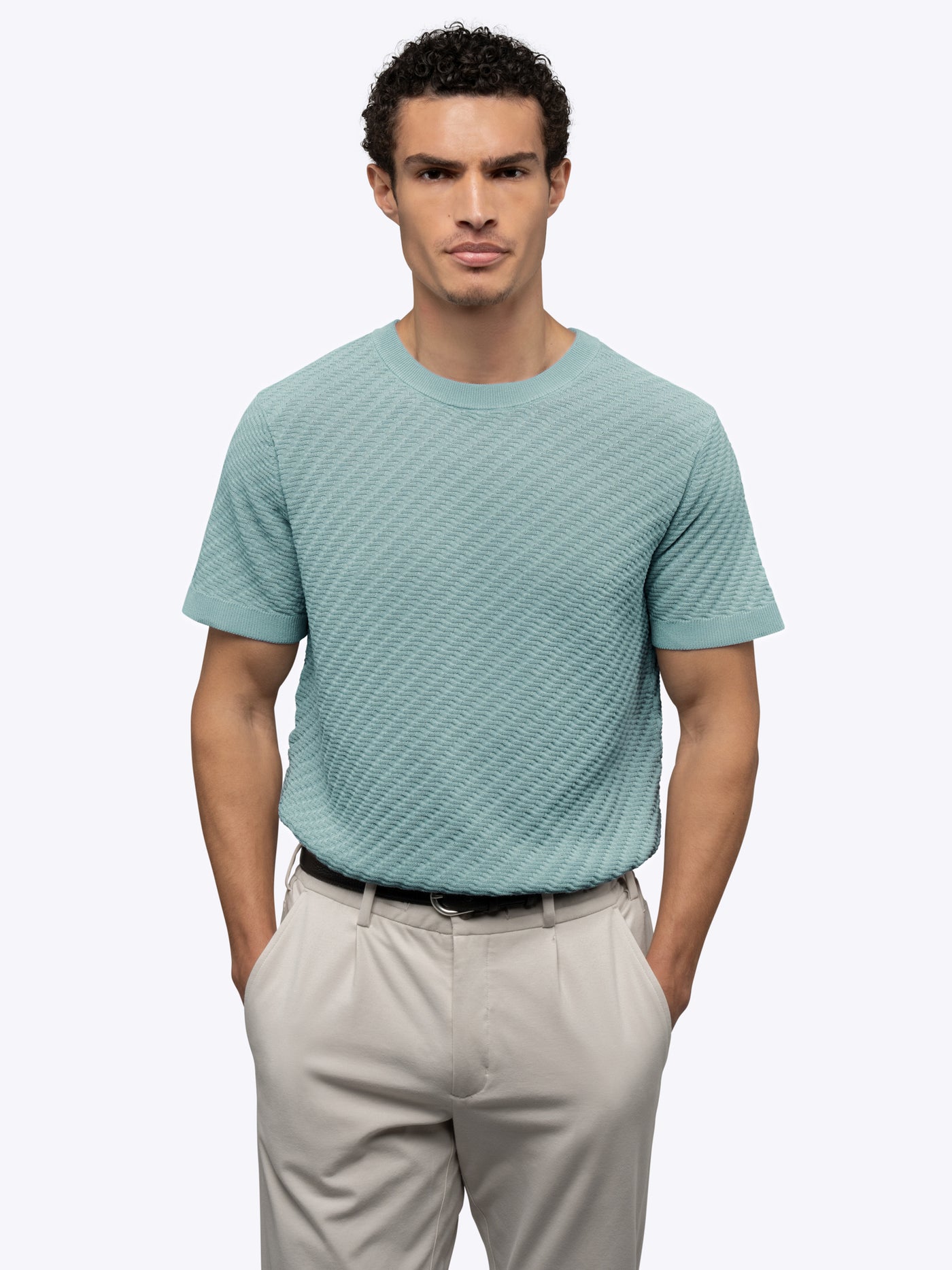 CUTS Men's Riviera Knit Texture Tee