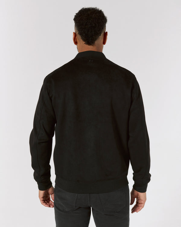 7 Diamonds Men's Evolution Suede Bomber