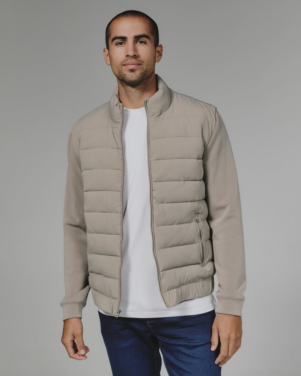 7 Diamonds Men's Rev Puffer Full Zip