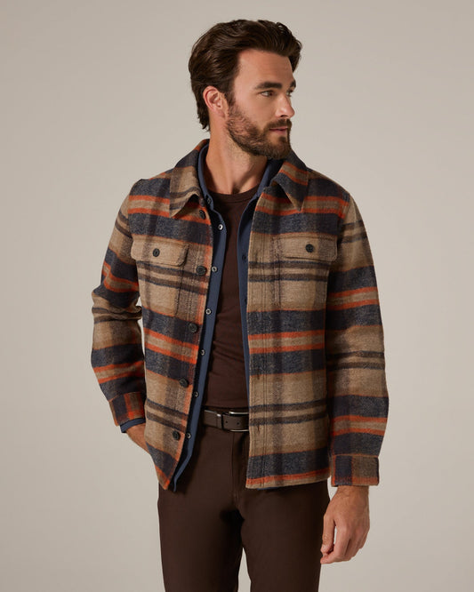 7 Diamonds Men's Townsend Overshirt Jacket
