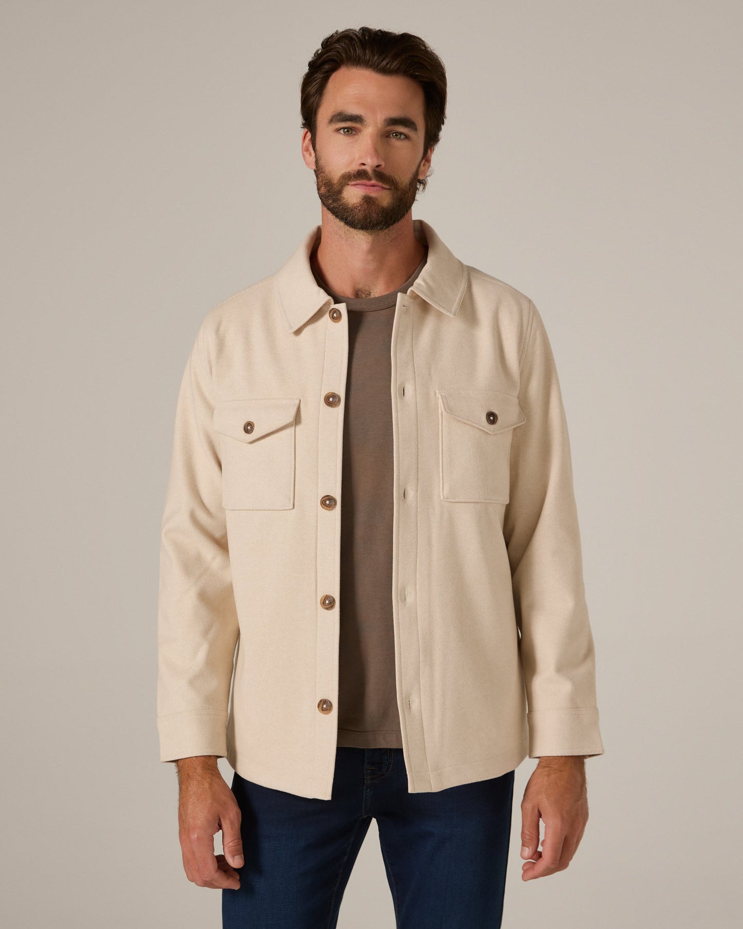 7 Diamonds Craftsman Twill Shacket
