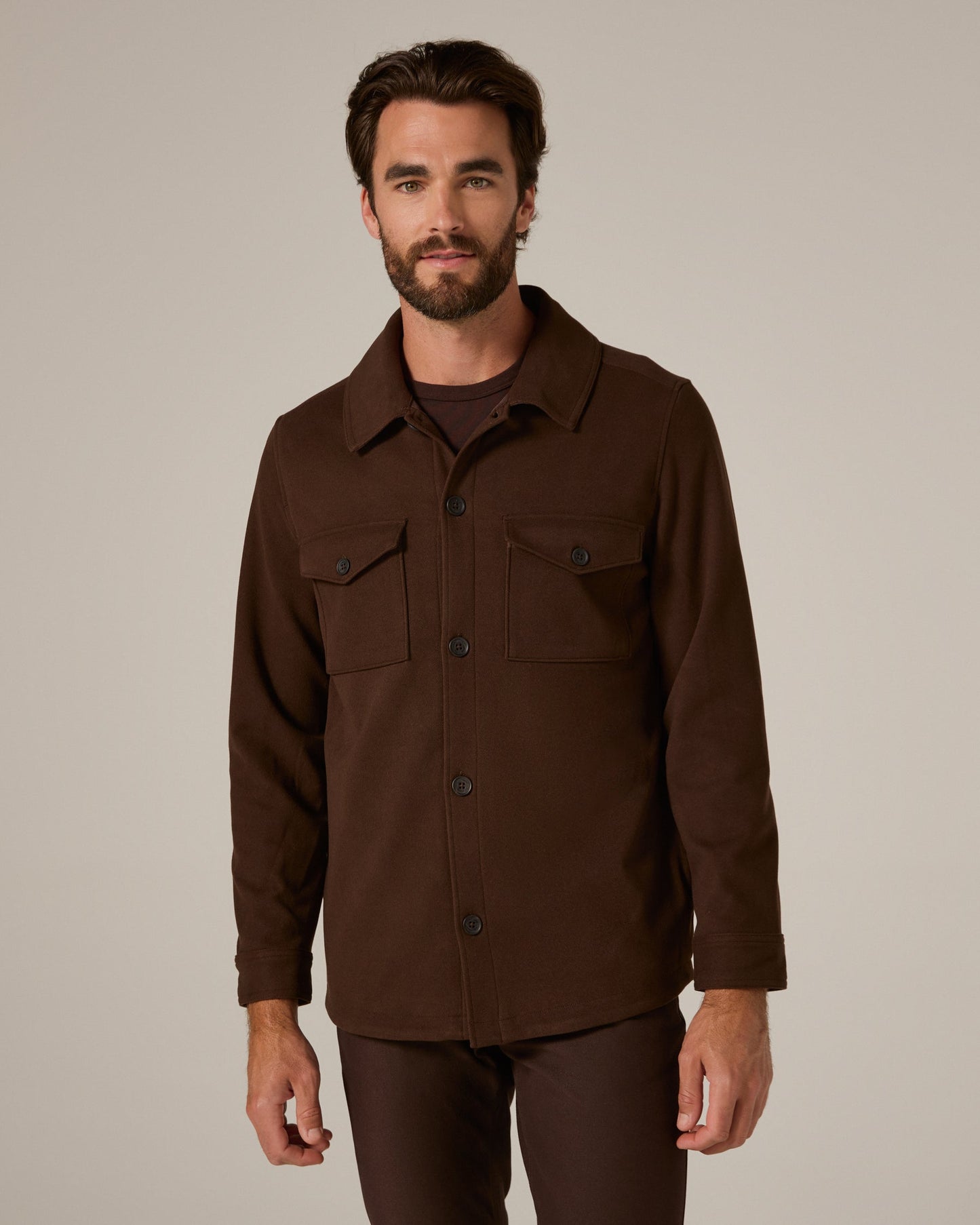 7 Diamonds Craftsman Twill Shacket