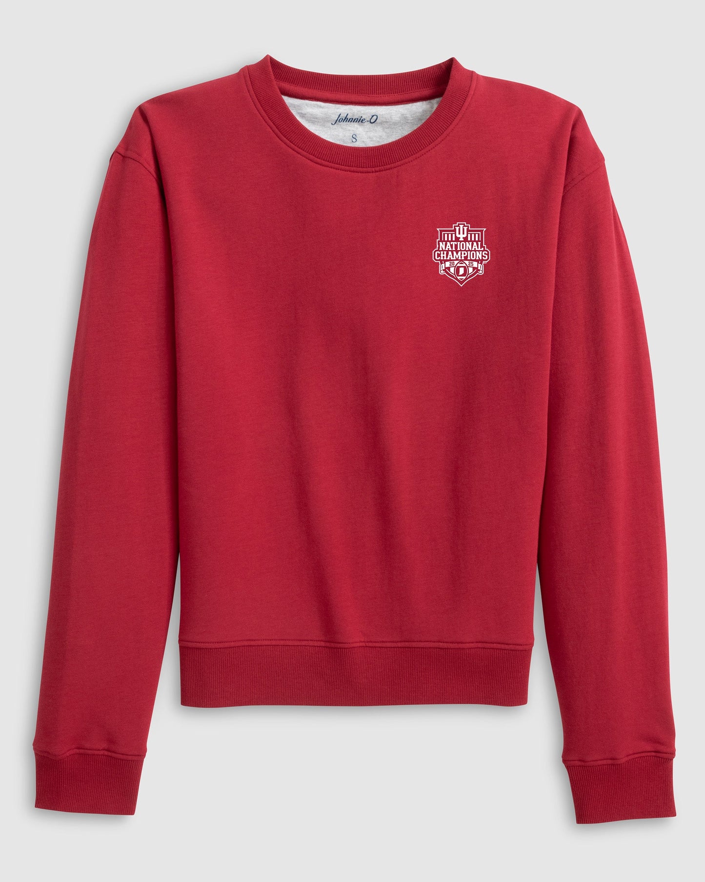 Johnnie- O Women's Indiana University Penny Crewneck Sweatshirt 2025 CFP Champions