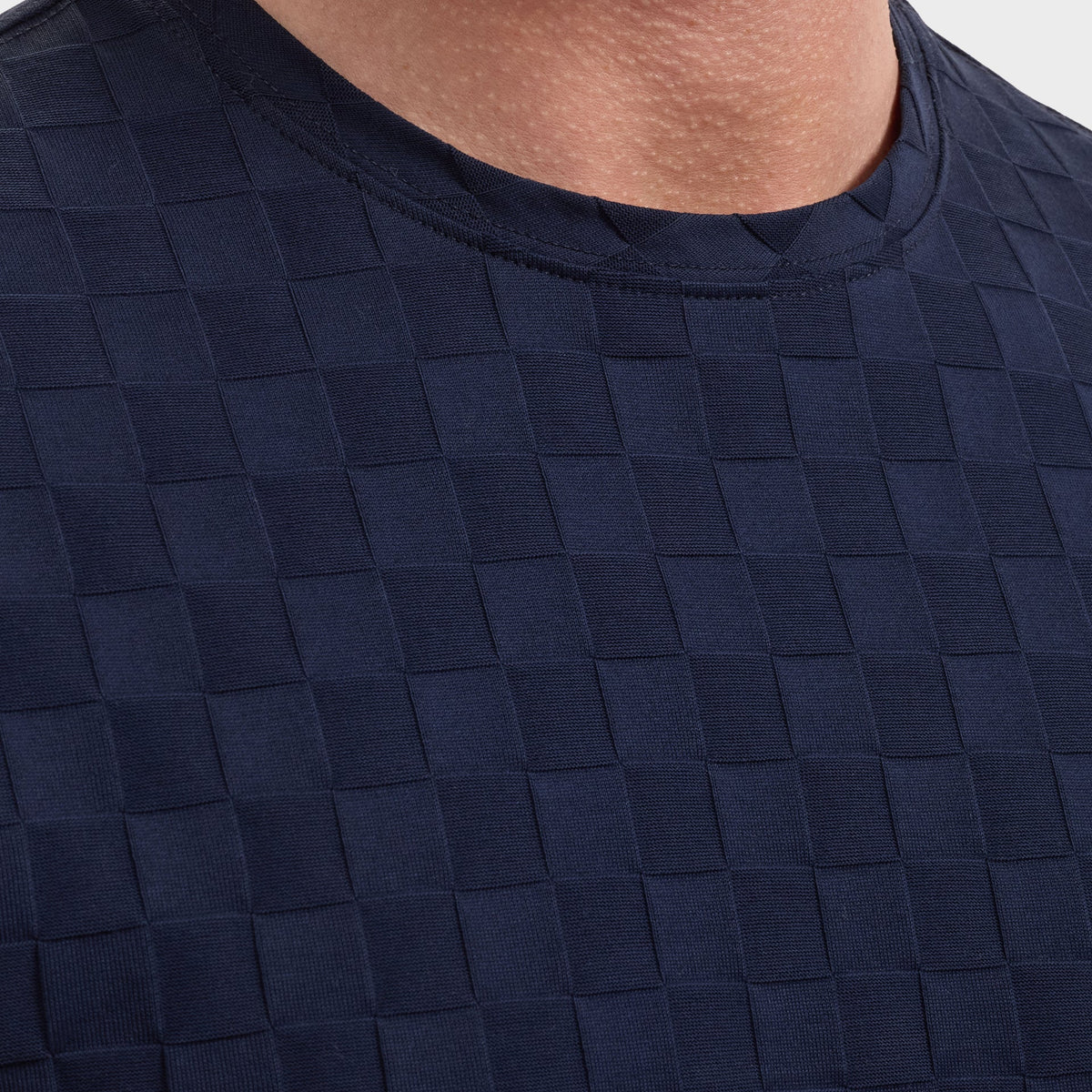 Bugatchi Checkboard Jacquard T-Shirt