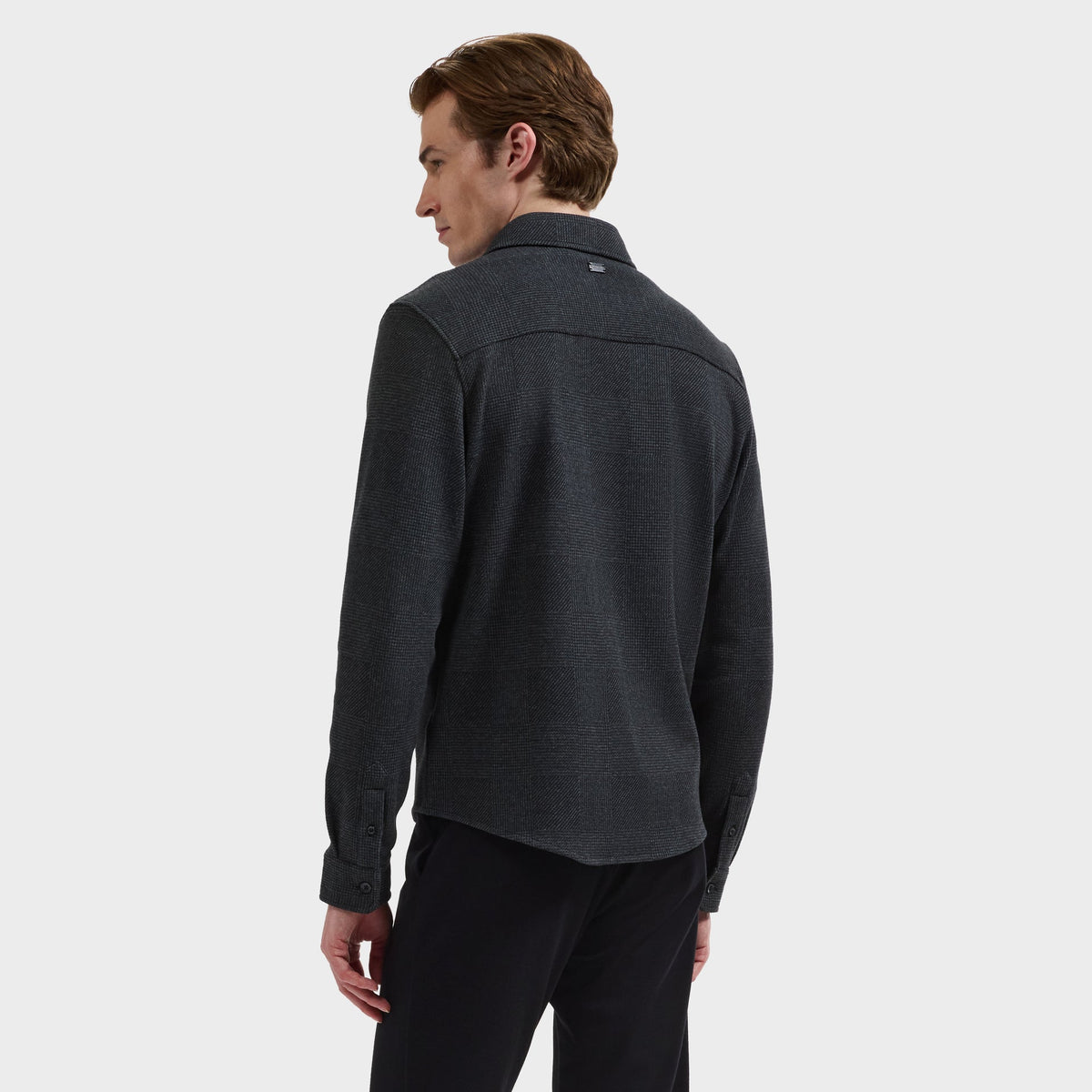 Bugatchi Long Sleeve Button Down Knit Shirt