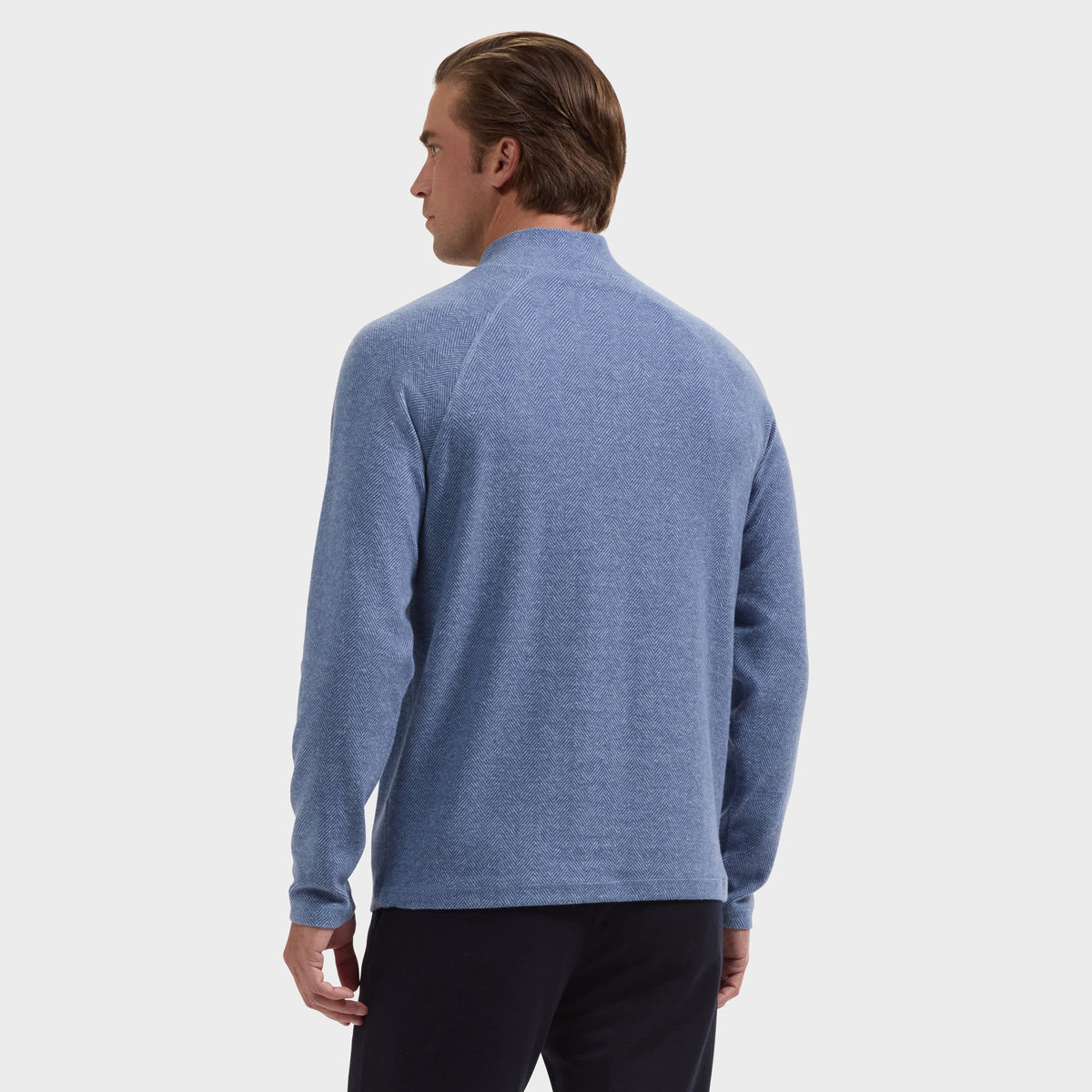 Bugatchi Long Sleeve Quarter-Zip Knit