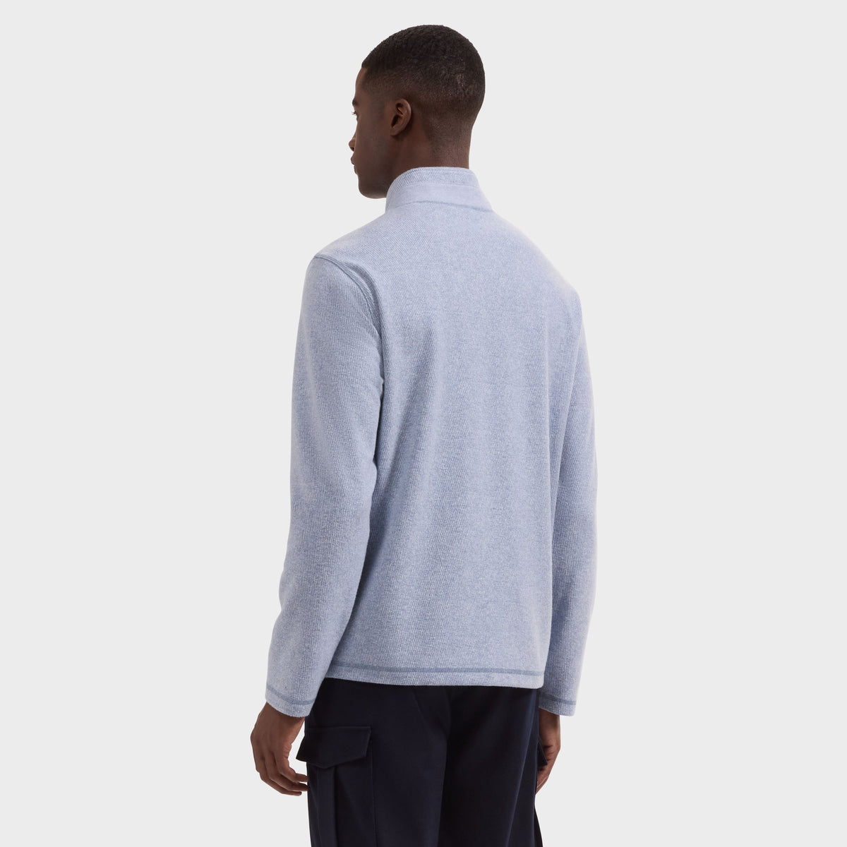 Bugatchi Long Sleeve Quarter-Zip Knit