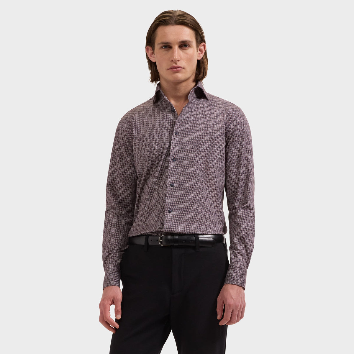 Bugatchi OoohCotton Devon Long Sleeve Shirt