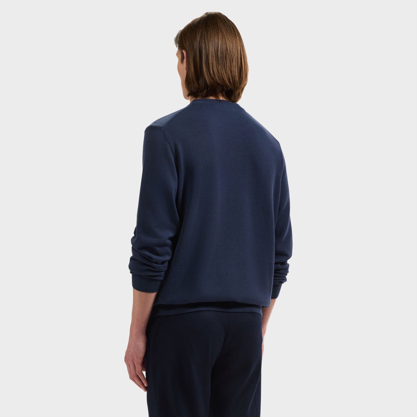 Bugatchi Geometric Intarsia Crewneck Sweater