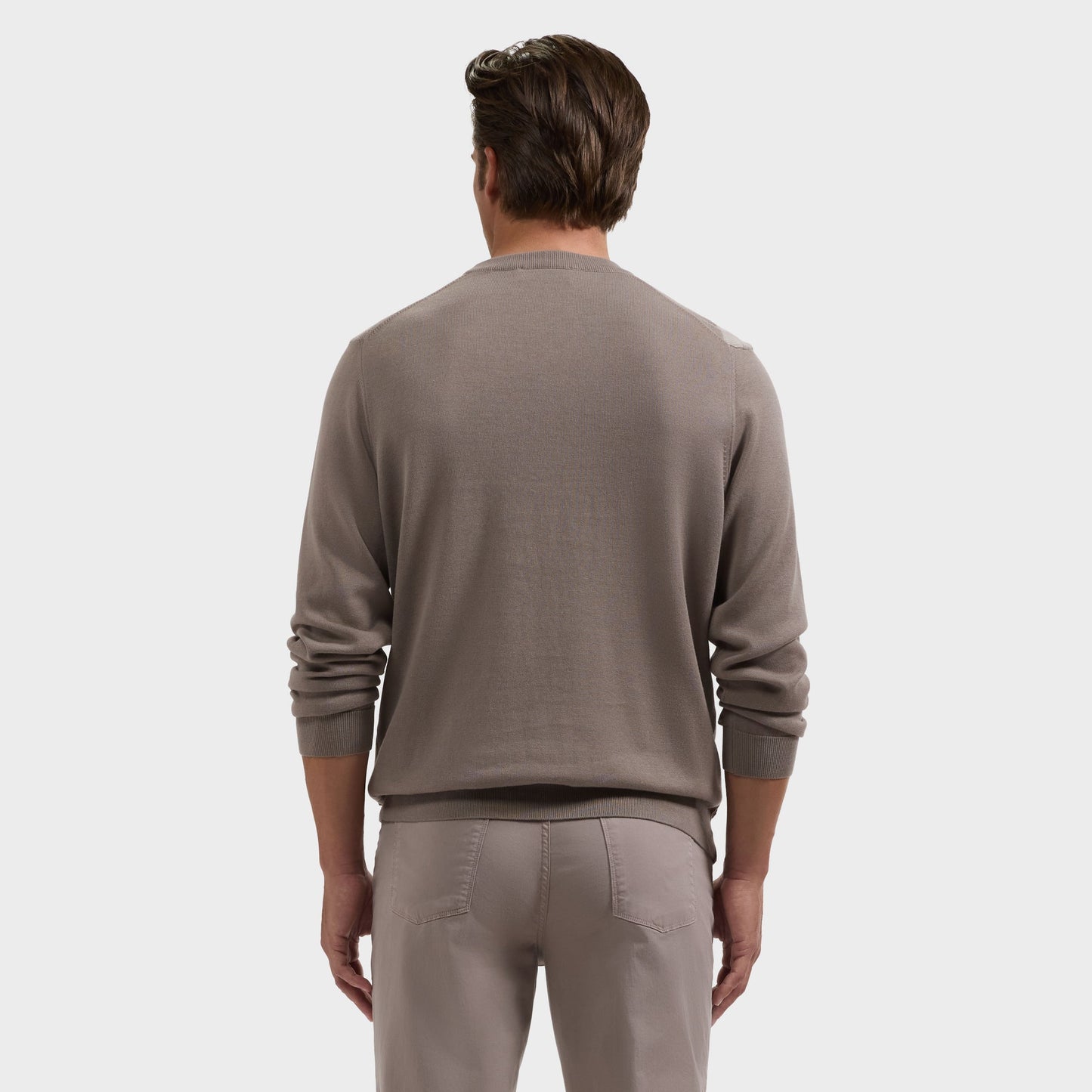 Bugatchi Geometric Intarsia Crewneck Sweater