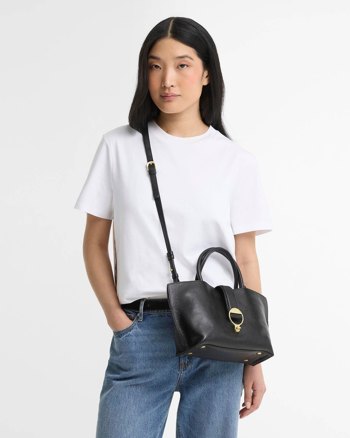 Barbour Alder Mini Leather Tote