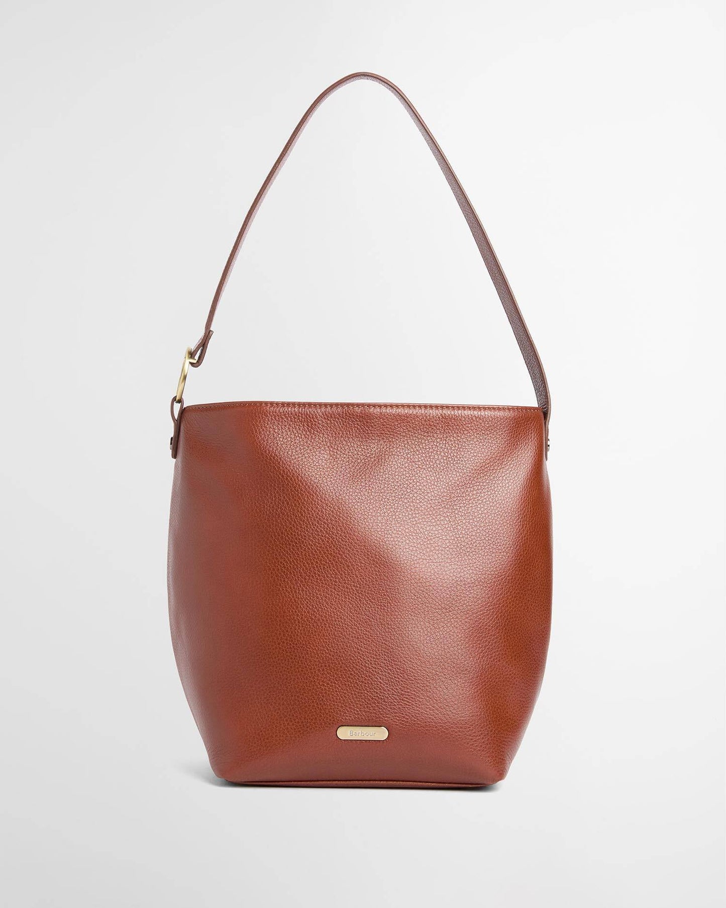 Barbour Women's Large Cedar Leather Bucket Bag