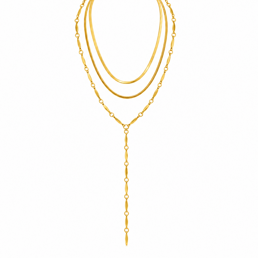 Ellie Vail Anarosa Layered Lariat Necklace