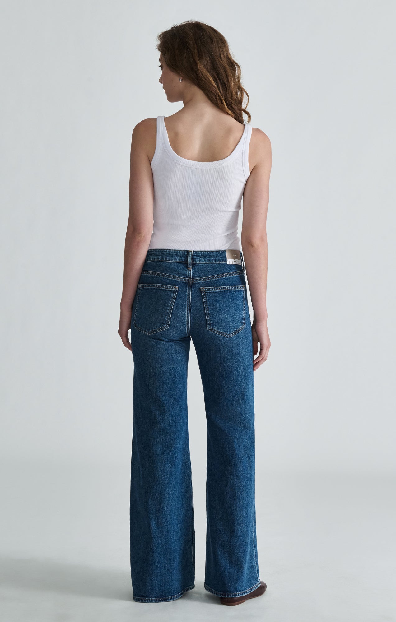 Mavi Women's Grace Relaxed Flare Jean
