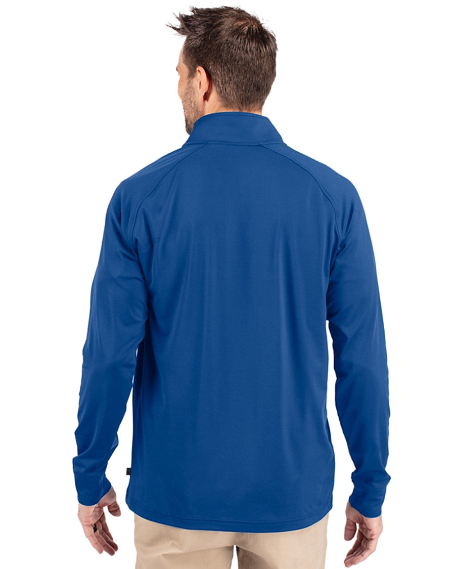 Cutter & Buck Kentucky Wildcats Adapt Eco Knit Stretch Recycled Mens Quarter Zip Pullover