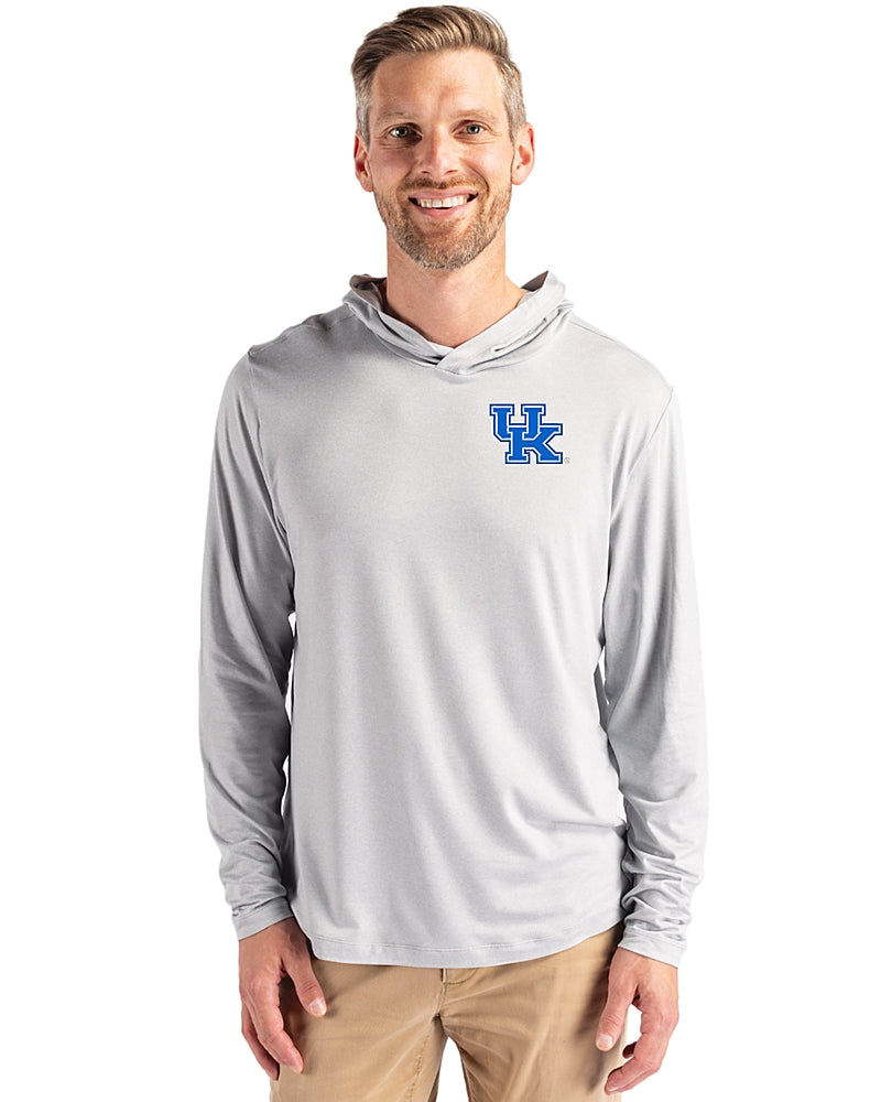 Cutter & Buck Kentucky Wildcats Coastline Epic Comfort Recycled Mens Hooded Shirt