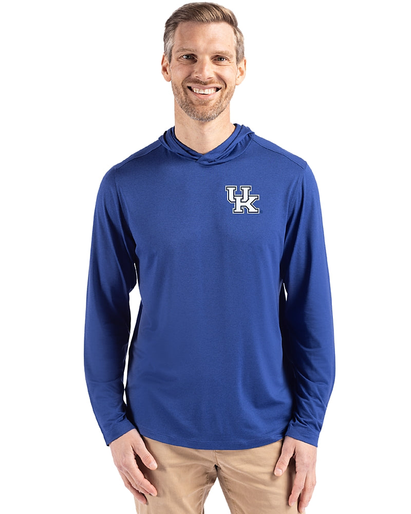 Cutter & Buck Kentucky Wildcats Coastline Epic Comfort Recycled Mens Hooded Shirt