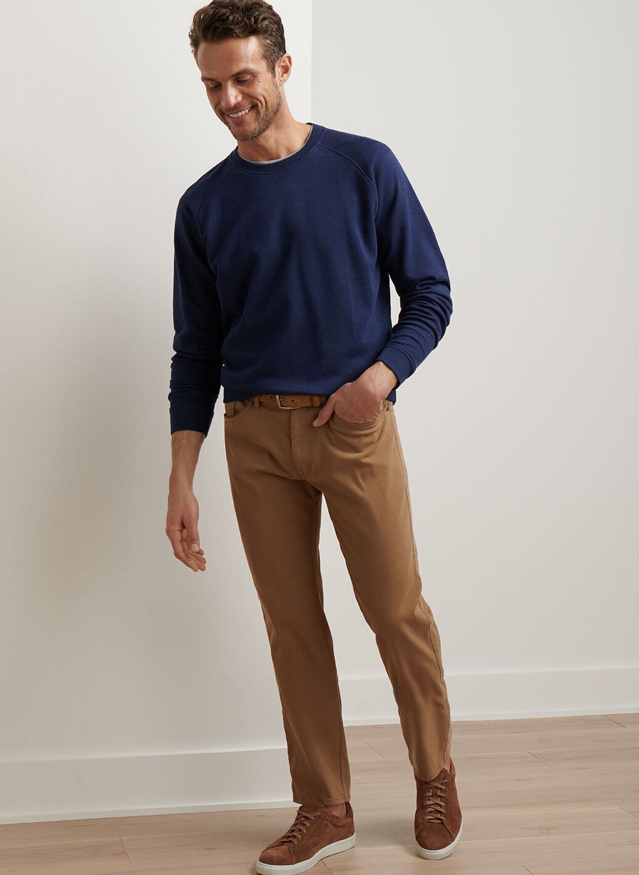 Peter Millar Sateen Five-Pocket Pant - 32"