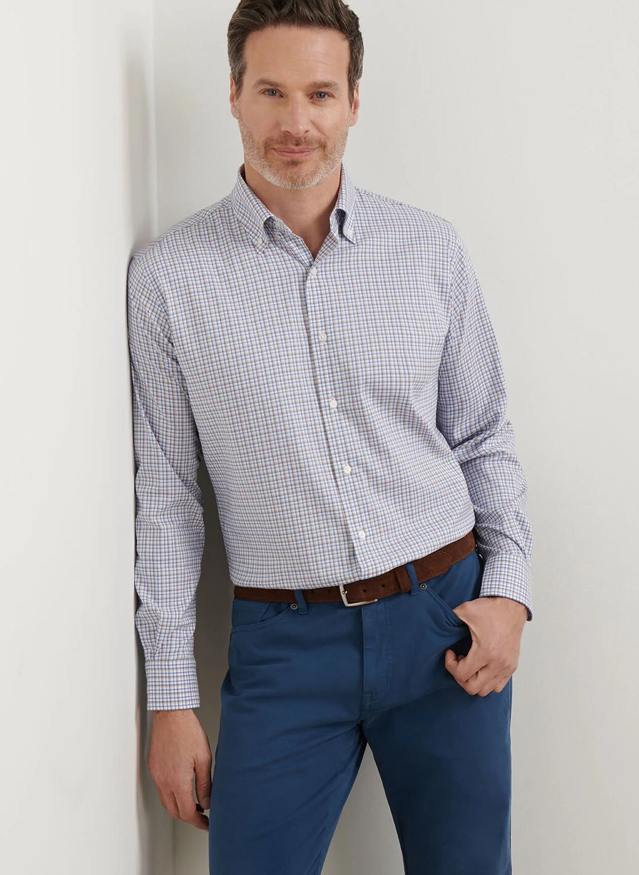 Peter Millar Julian Crown Lite Cotton - Stretch Shirt