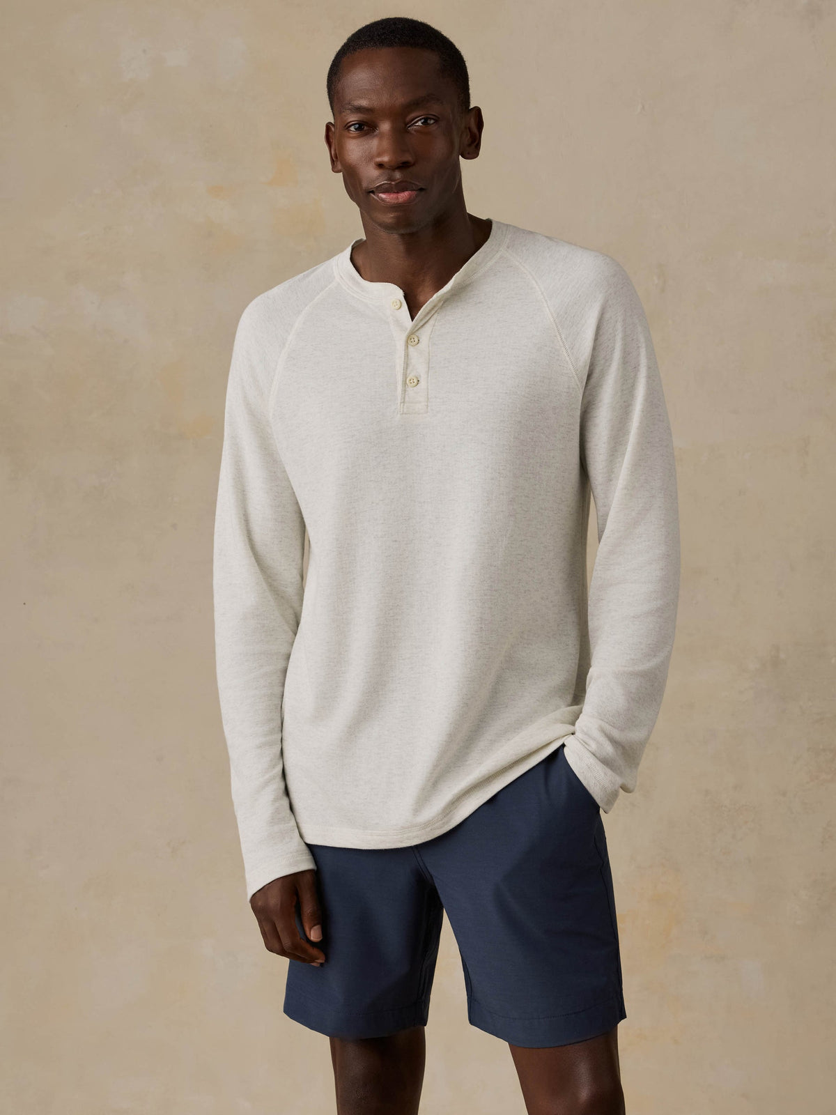 Faherty Men's Long Sleeve Cloud Henley