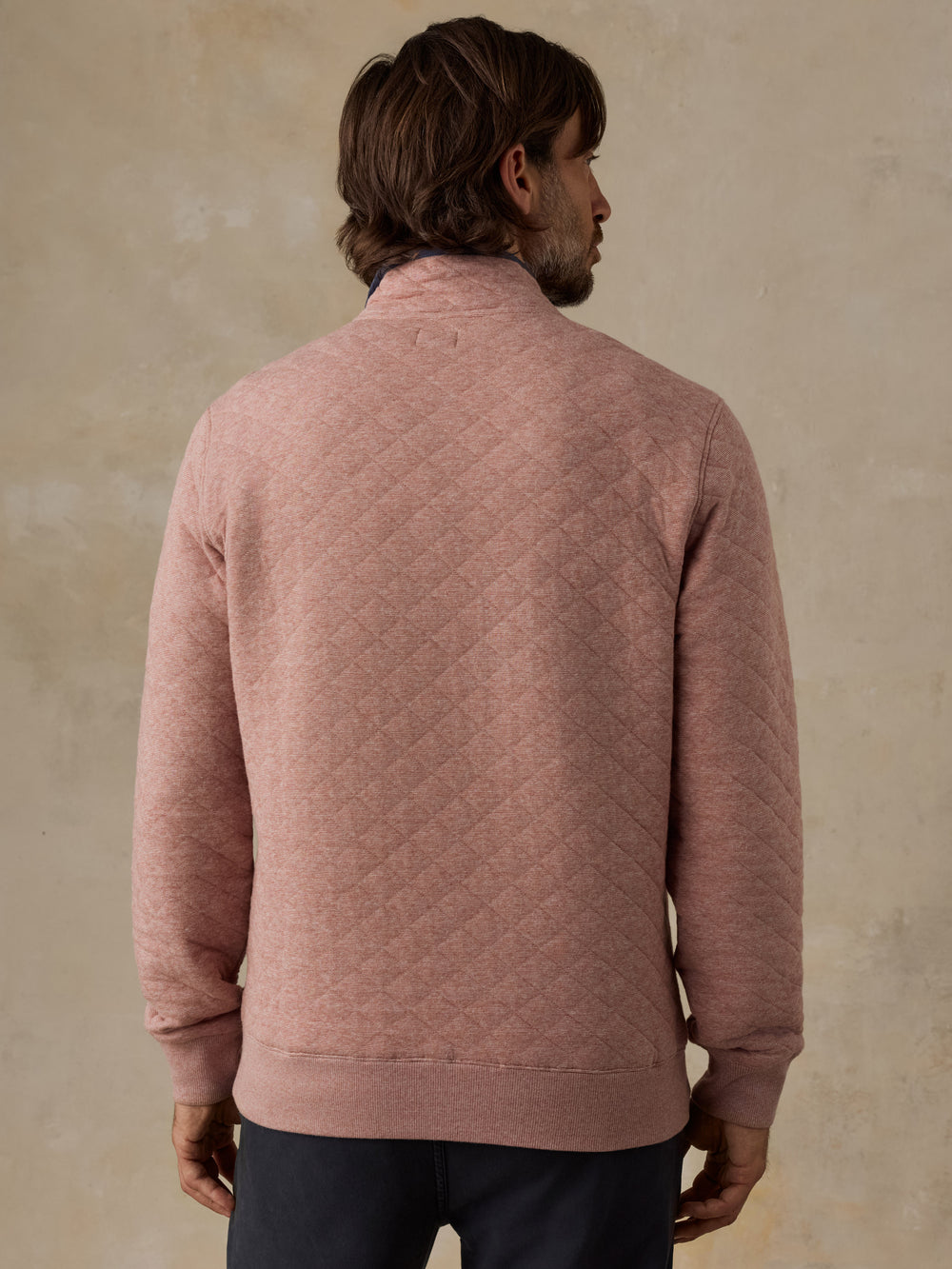 Faherty Men's Epic Quilted Fleece Pullover