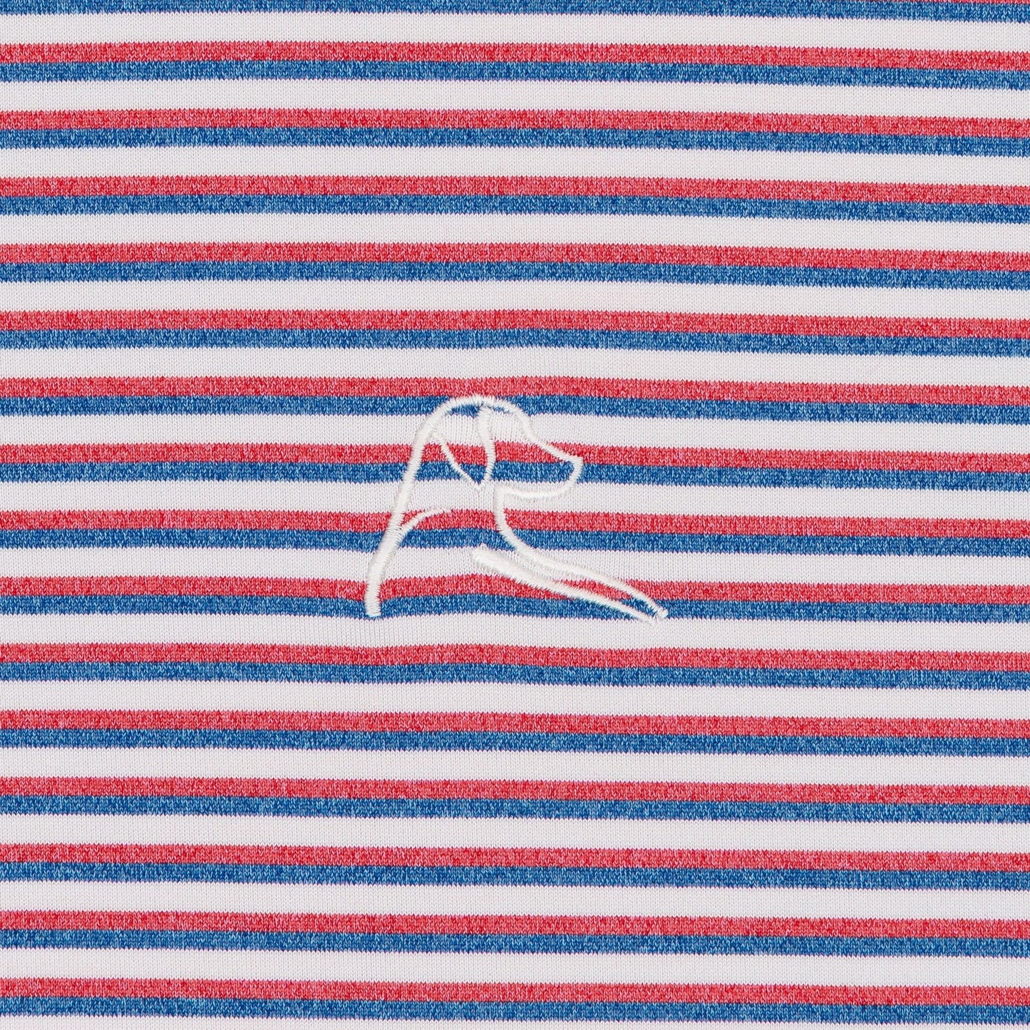 Rhoback The Spacious Skies Heather Stripe Polo