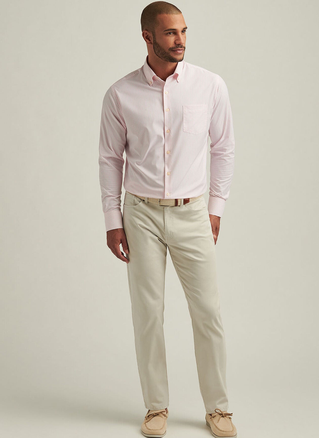 Peter Millar Hanford Performance Twill Sport Shirt