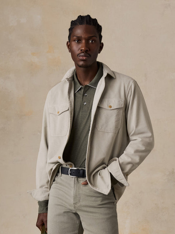 Faherty Men's STretch Terry Corduroy Workshirt