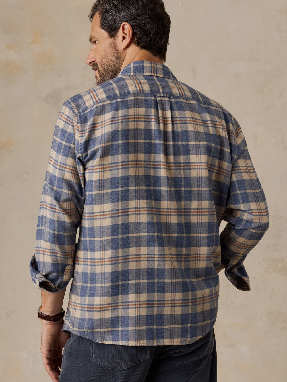 Faherty Men's Timberline Brushed Twill Shirt