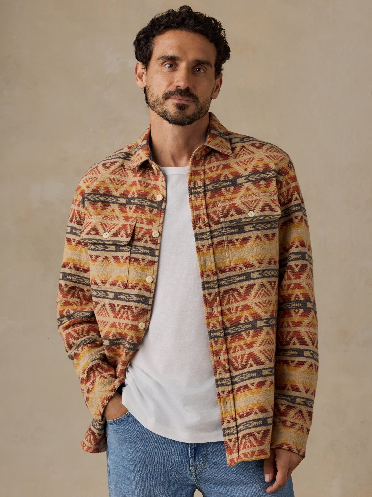 Faherty Men's Lehi Canyon Overshirt