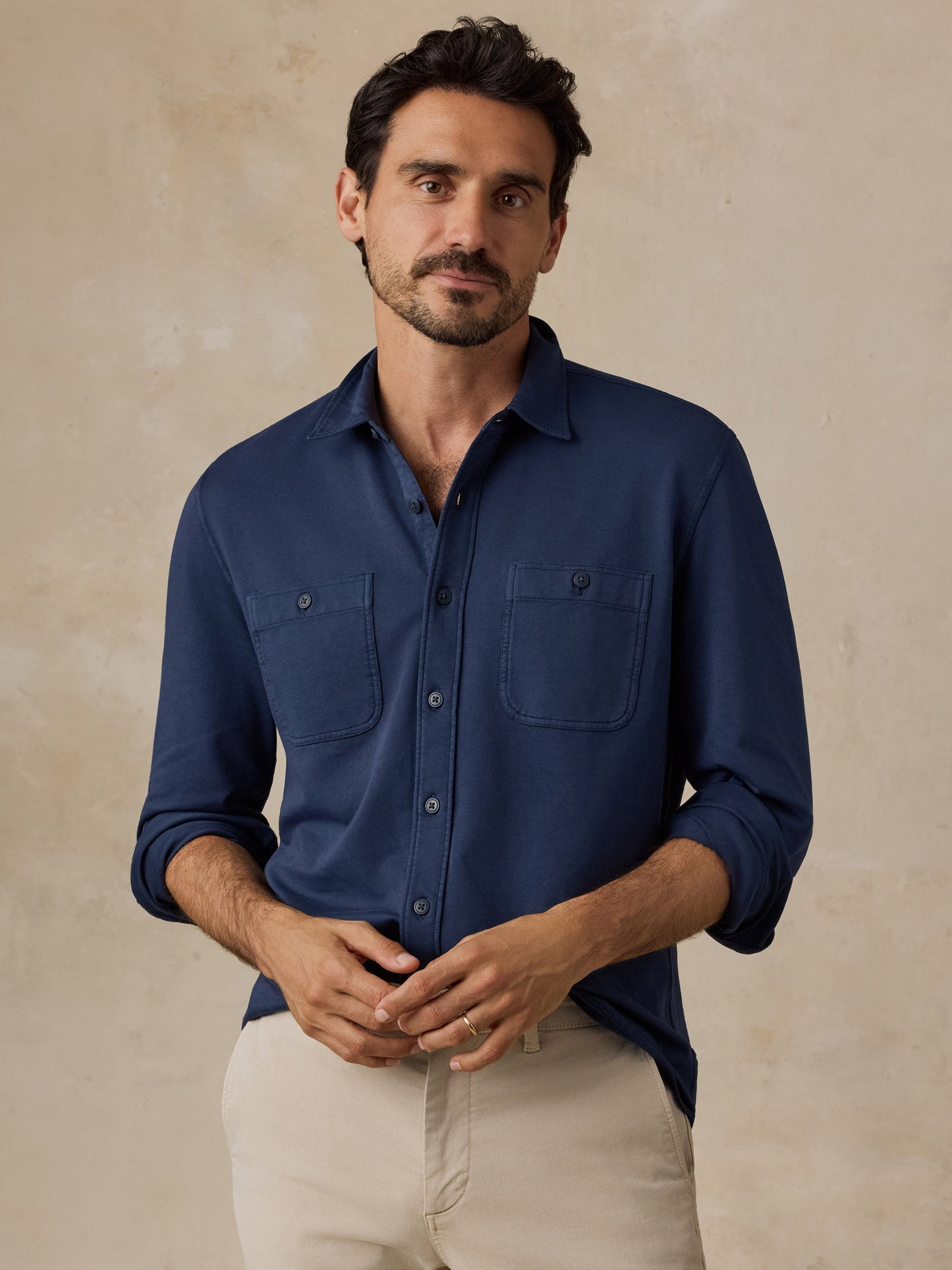 Faherty Men's Field Knit Shirt
