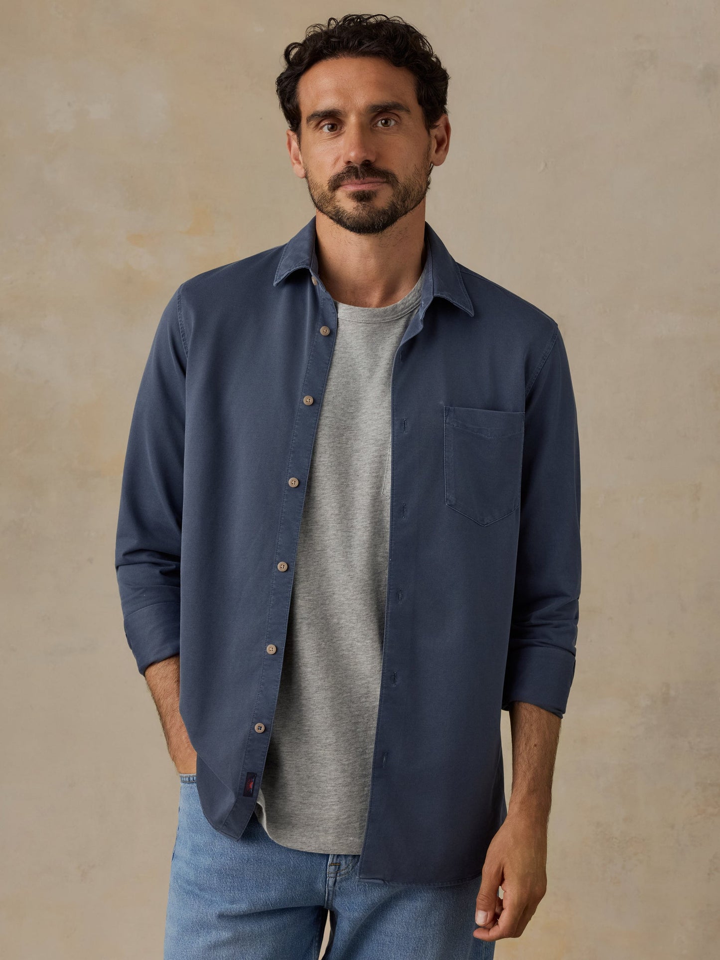 Faherty Men's Costa Pique Shirt