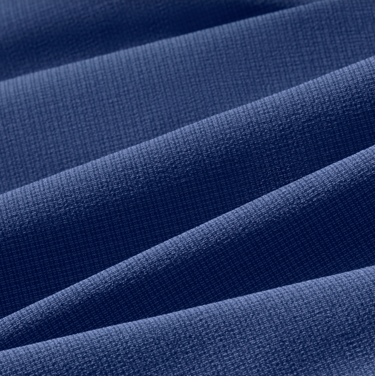 Close-up of blue fabric with visible texture