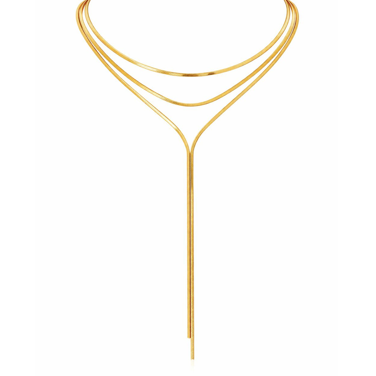Ellie Vail Elarina Layered Lariat Necklace