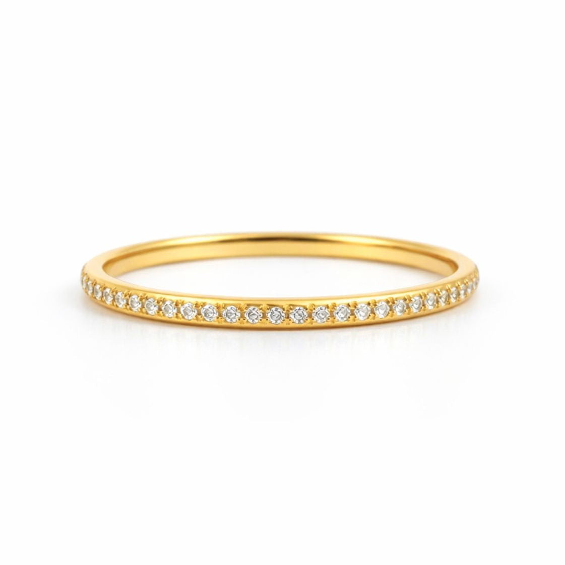 Ellie Vail Tara Dainty Eternity Band Ring