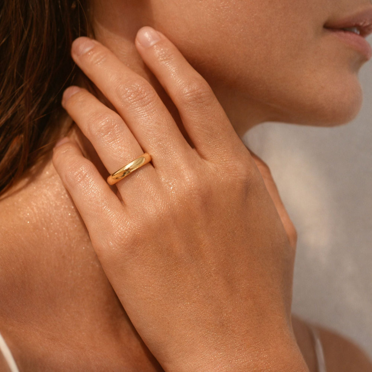 Ellie Vail Whitney Dome Band Ring