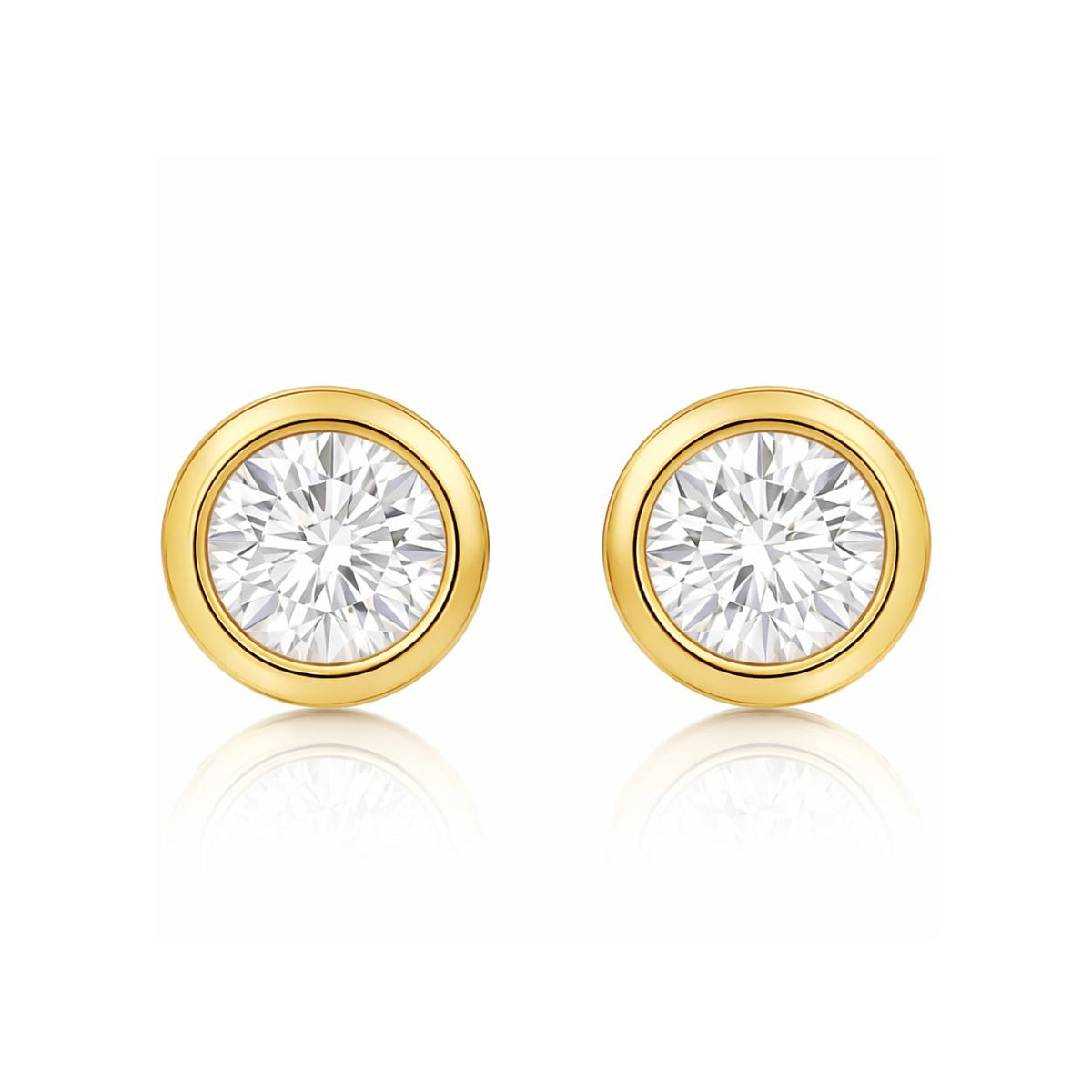 Ellie Vail Cateana Bezel Stud Earring